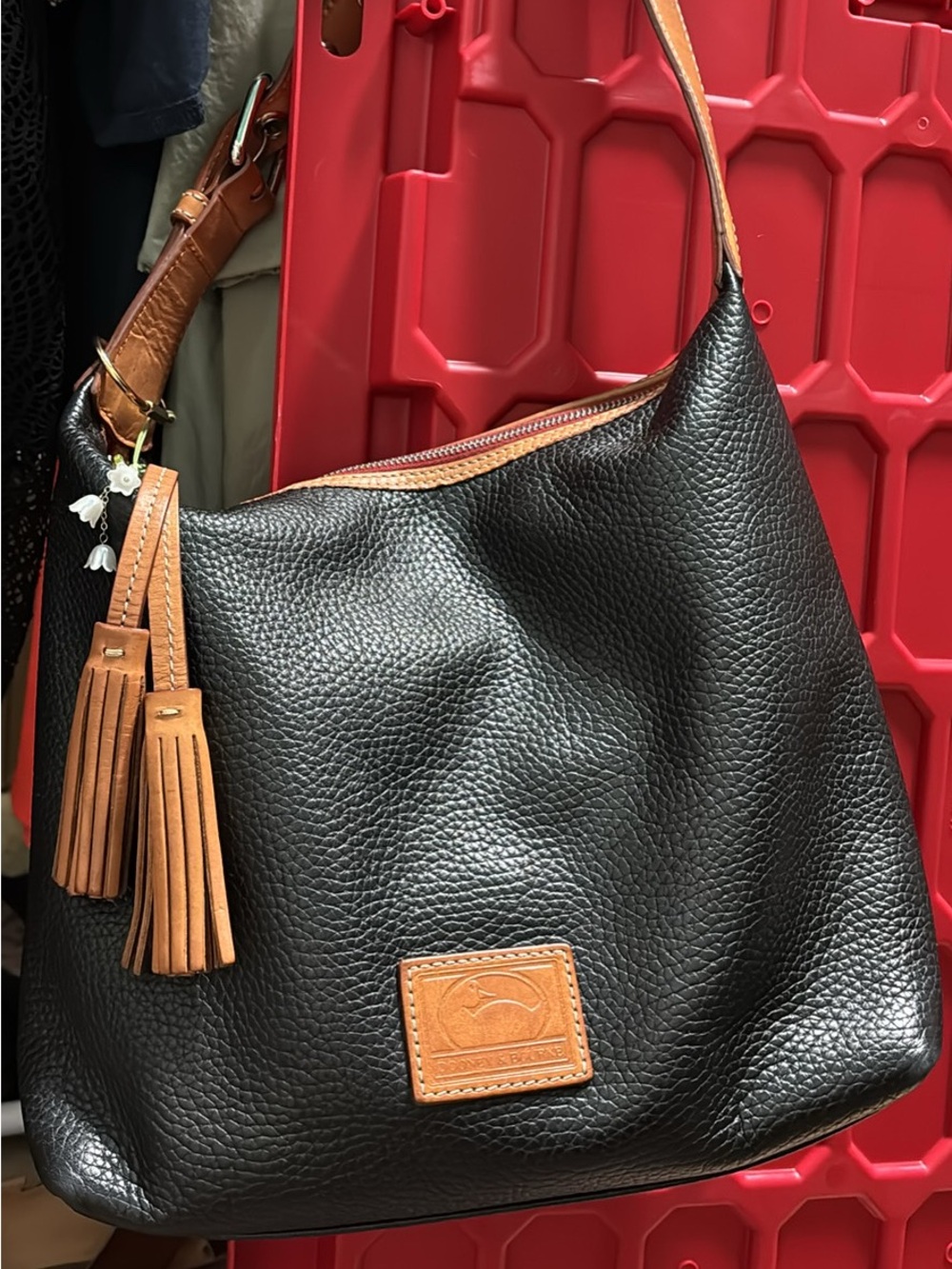 Dooney & Bourke Cognac Shoulder Bag